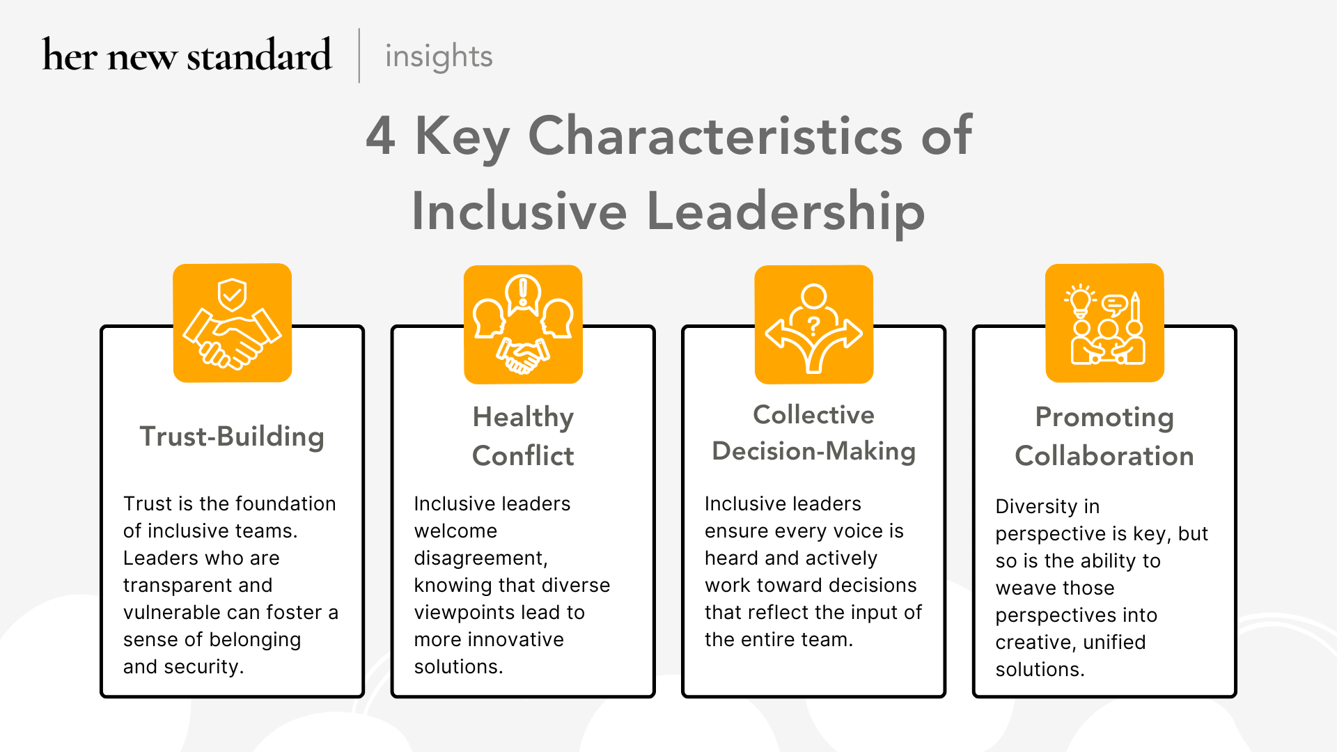 4 Key Characteristics of Inclusive Leadership